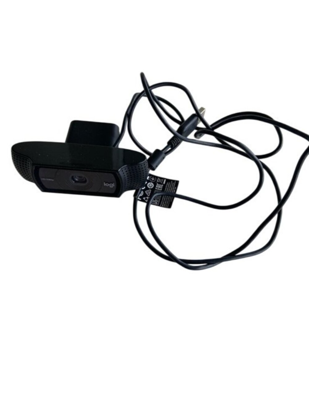 Logitech C920 HD Pro Webcam Full HD 1080p Auto Light Glass Lens Drawstring Bag